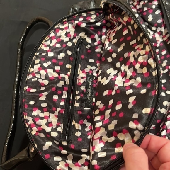 Rampage Houndstooth Wool Purse Black &‎ White - Picture 5 of 5